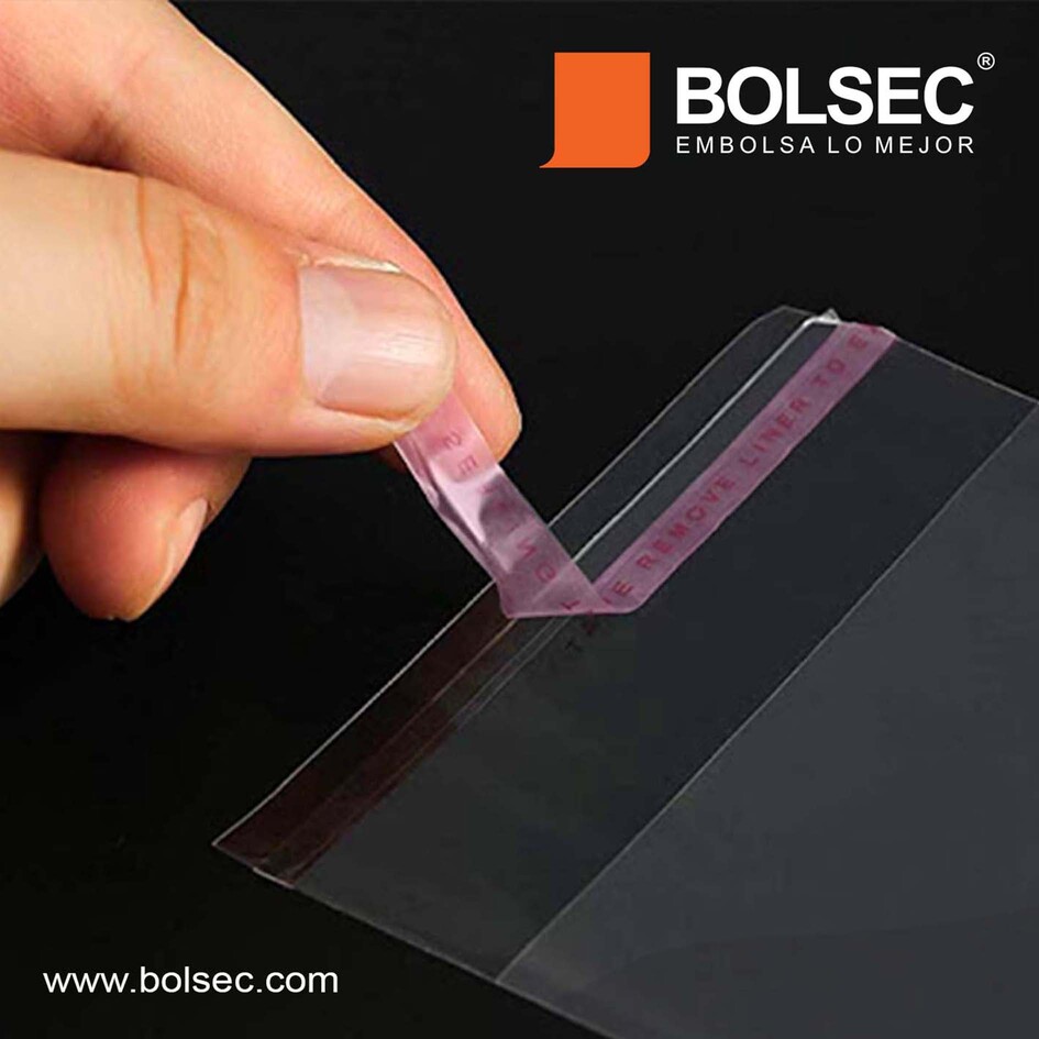 bolsas de celofan con pegamento df