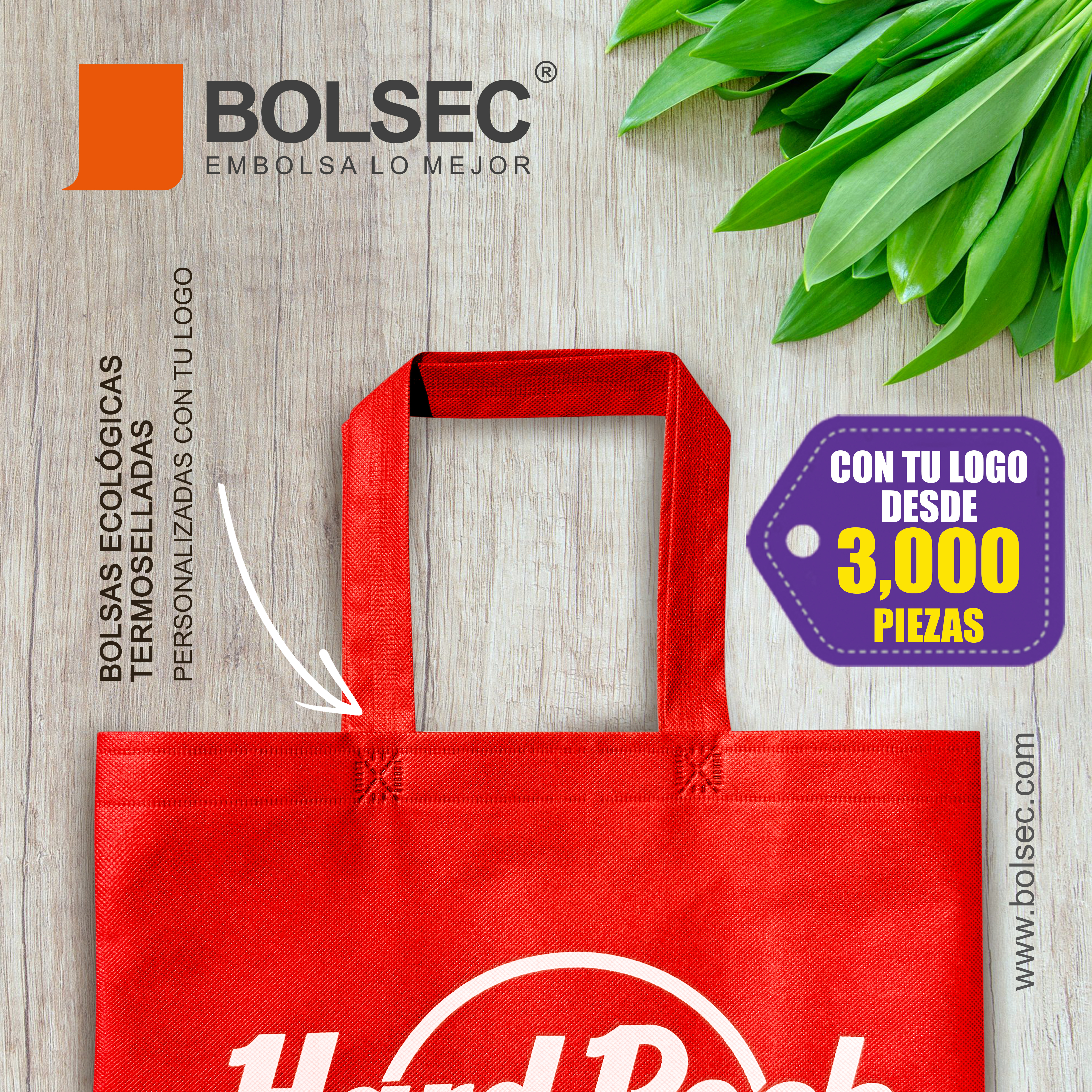 bolsas de tela ecologicas termoselladas personalizadas en ciudad de mexico