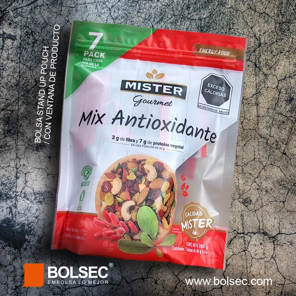 fabricante de bolsas pouch para alimentos personalizadas mexico